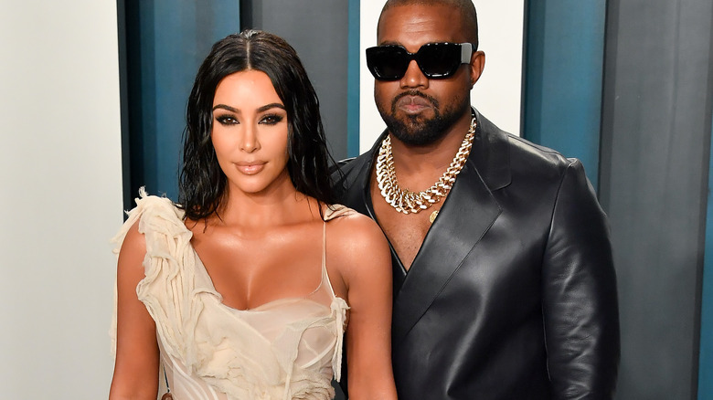 Kim Kardashian et Kanye West posent