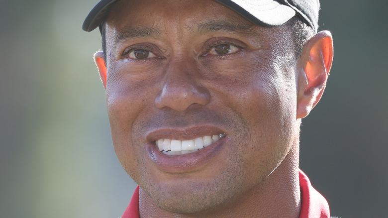 Tiger Woods souriant