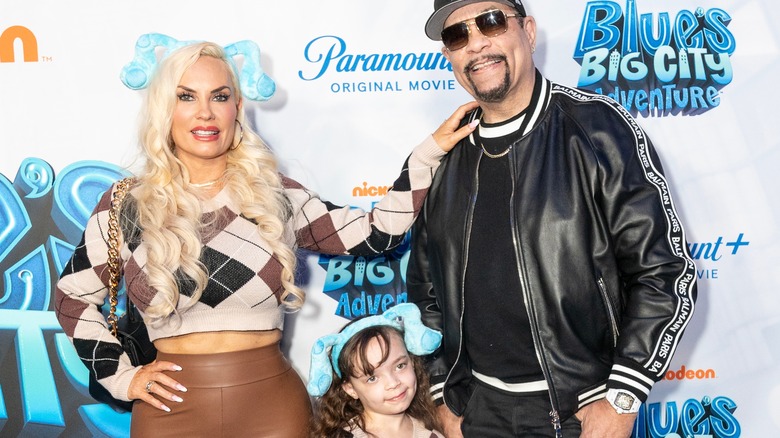 Coco Austin, Chanel Marrow et Ice-T posent ensemble