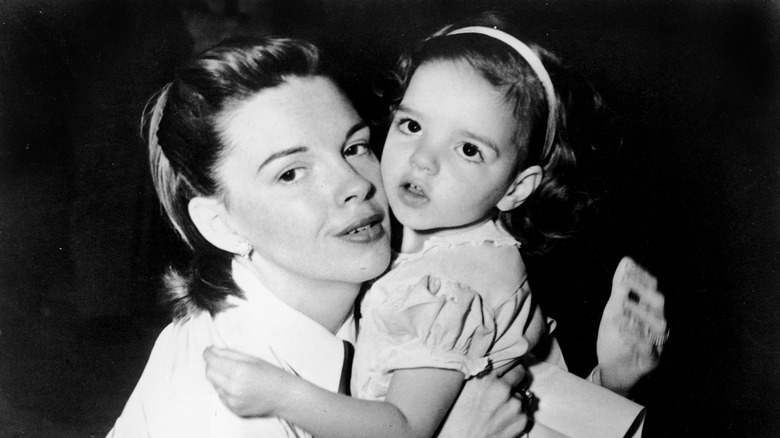 Judy Garland et sa fille Liza Minnelli