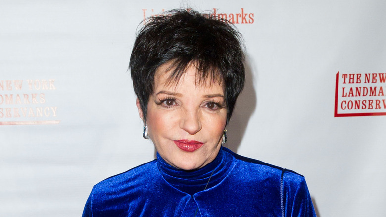 Liza Minnelli sur tapis rouge