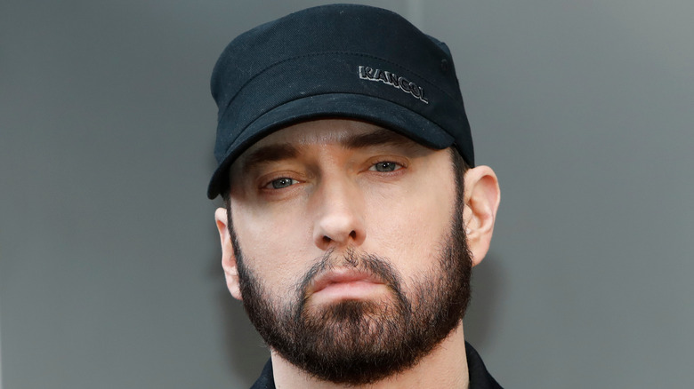 Eminem pose pour les caméras