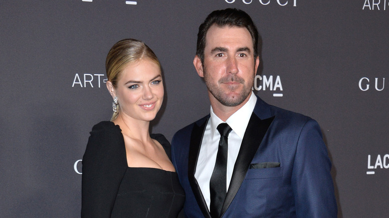 Kate Upton et Justin Verlander posent