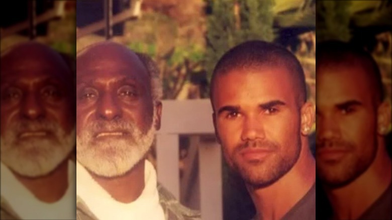 Shemar Moore pose avec son père