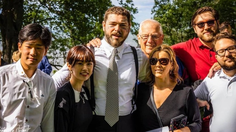 Post Malone et Jamie au mariage