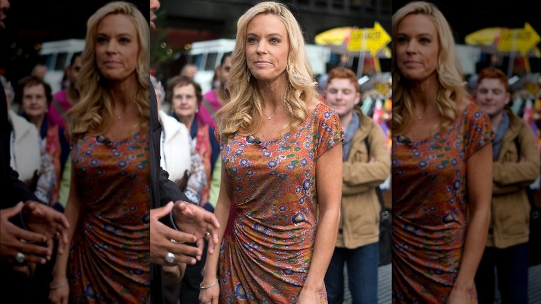 Kate Gosselin en robe fleurie