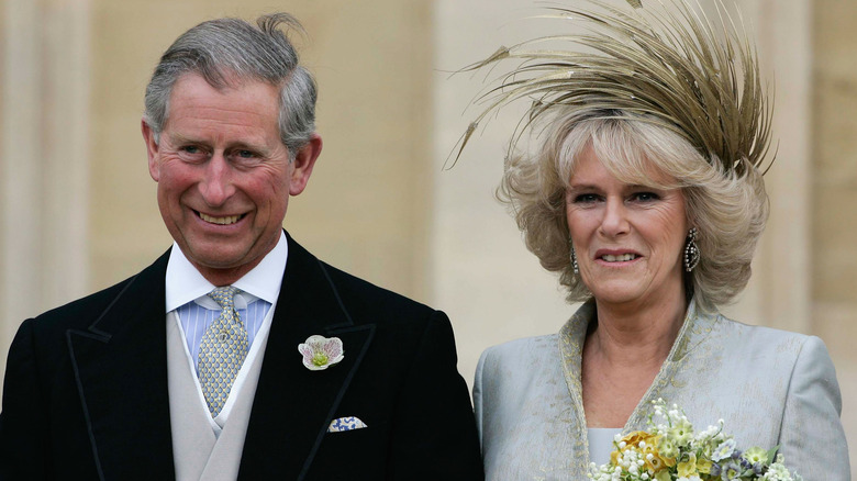 Le roi Charles et Camilla souriant