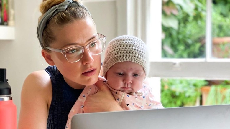 Amber Heard et sa fille