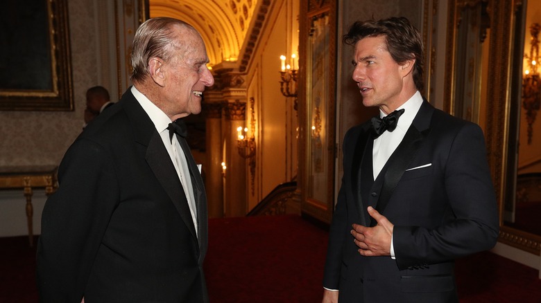 Tom Cruise avec le prince Phillip