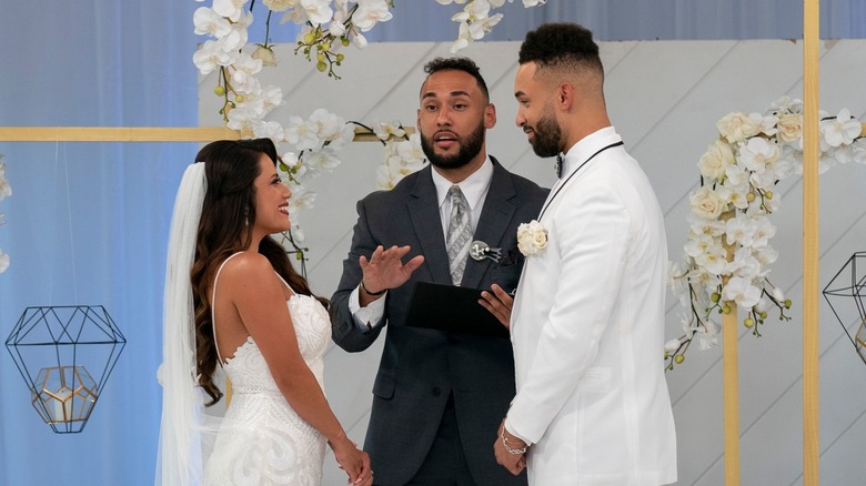 Nancy et Bartise à leur mariage sur "Love is Blind"