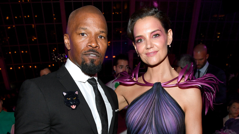 Jamie Foxx et Katie Holmes au Met Gala