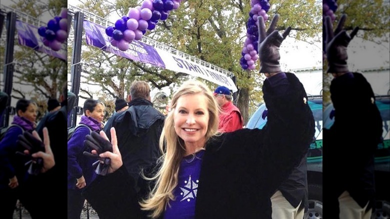 Lisa Niemi à la marche Purple Stride