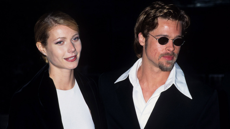 Gwyneth Paltrow et Brad Pitt photographiés