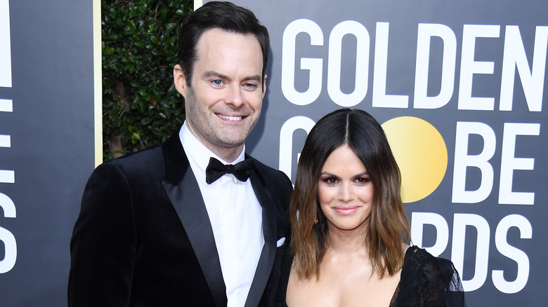 Bill Hader et Rachel Bilson posent