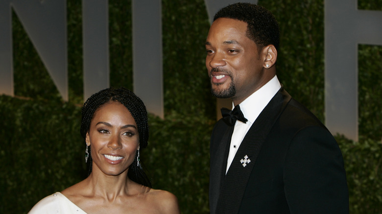 Jada Pinkett Smith et Will Smith sourient