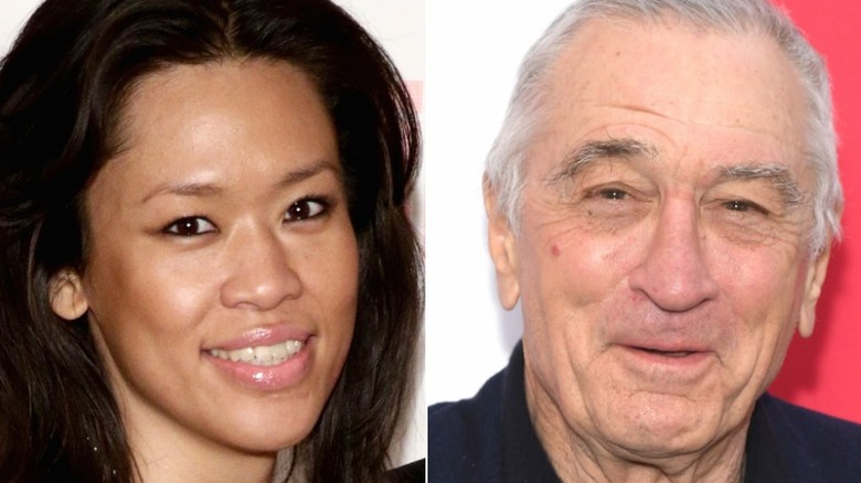 Virginia Chen souriant à côté de Robert De Niro