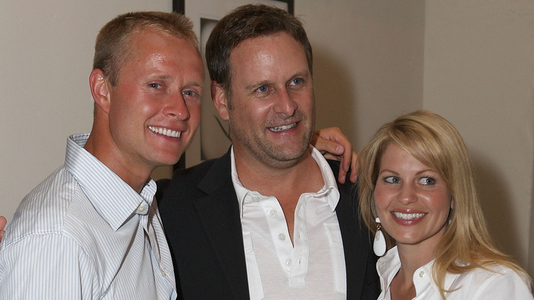 Valeri Bure, Dave Coulier, Candace Cameron Bure souriant