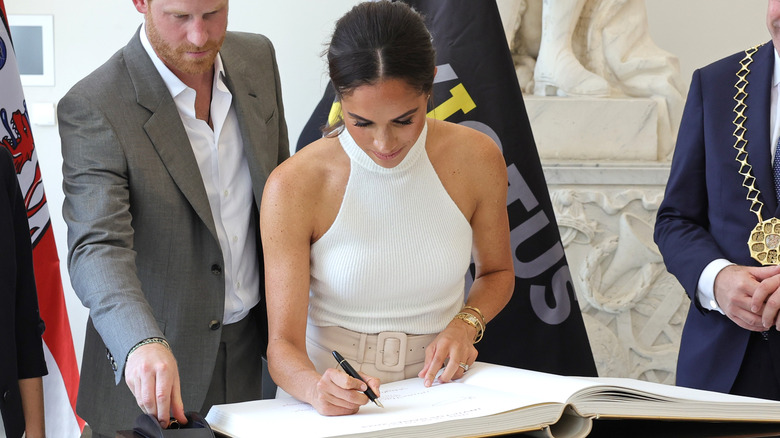 Livre de dédicace de Meghan Markle