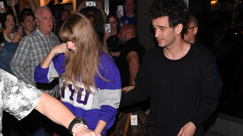 Taylor Swift et Matty Healy quittent un studio d'enregistrement à New York