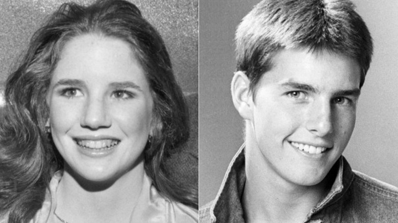 Melissa Gilbert souriant, Tom Cruise souriant 