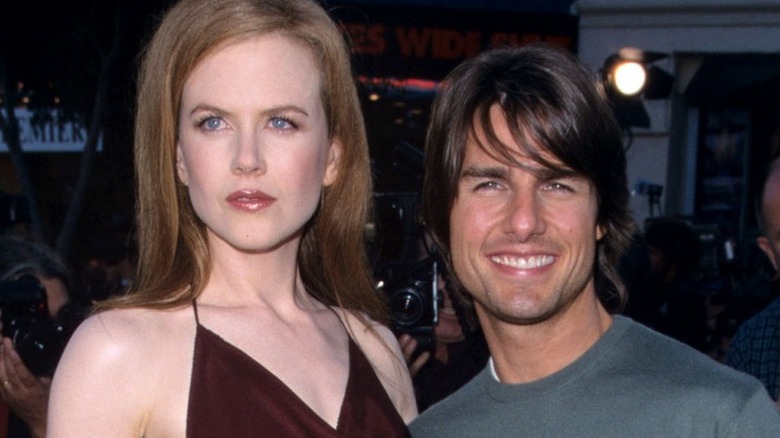 Nicole Kidman et Tom Cuise posent 