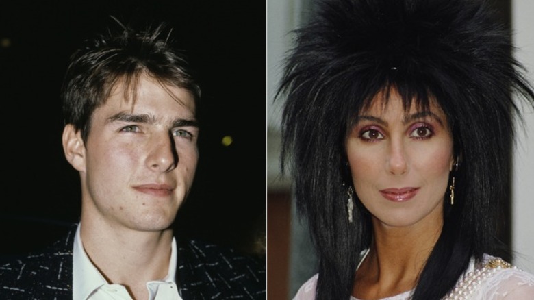 Tom Cruise pose, Cher porte une perruque 