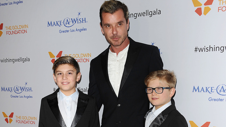 Gavin Rossdale avec ses fils