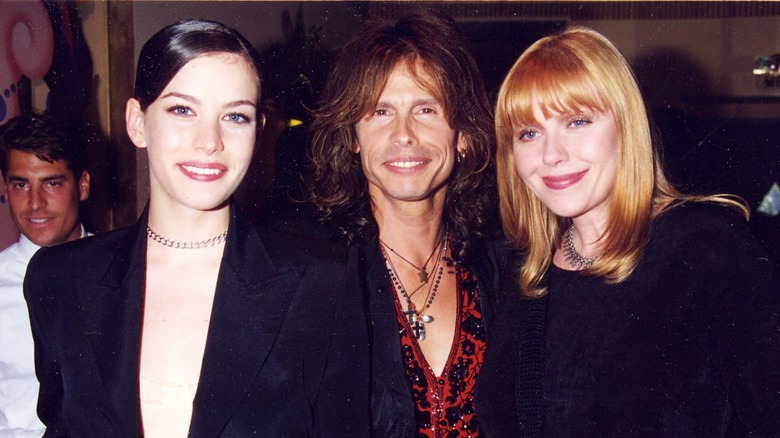 Bebe Buell, Steven Tyler et Liv Tyler posent ensemble