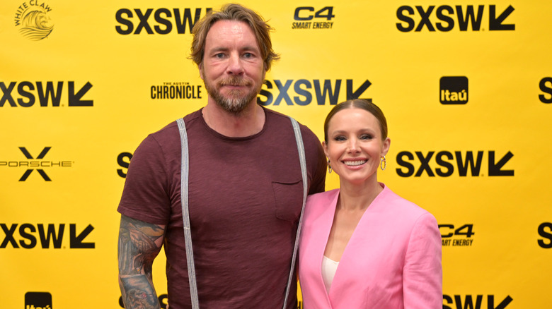 Dax Shepard et Kristen Bell assistent à une conférence