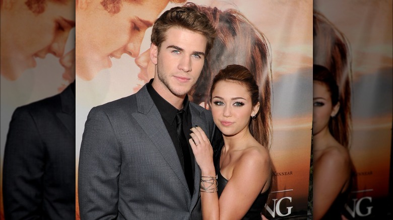 Miley Cyrus et Liam Hemsworth à l'avant-première de The Last Song