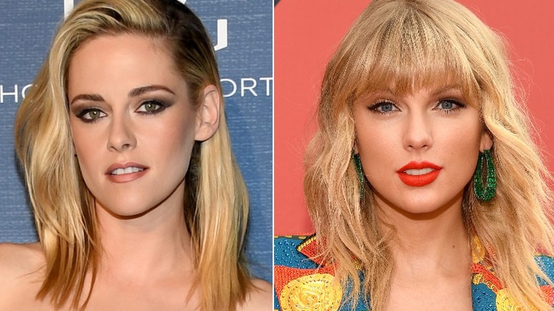 Kristen Stewart; Taylor Swift souriant 