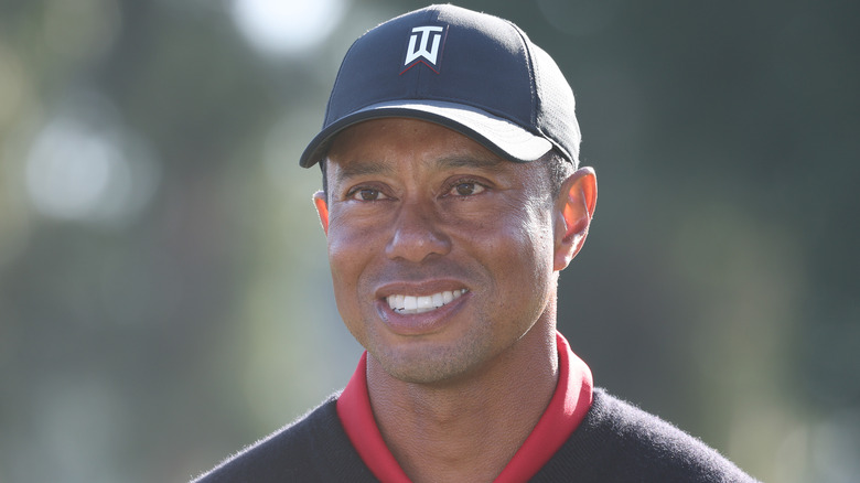 Tiger Woods souriant
