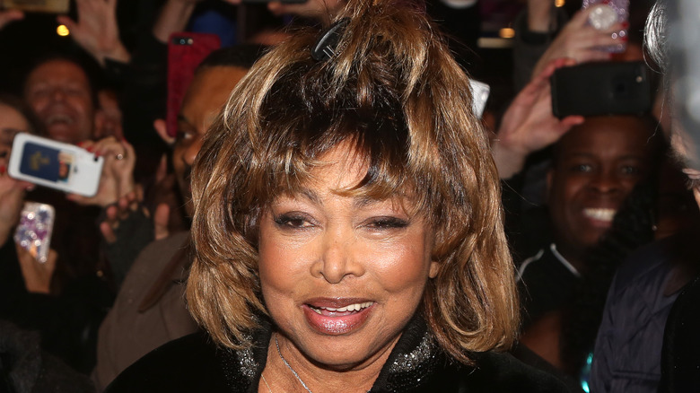 Tina Turner souriante