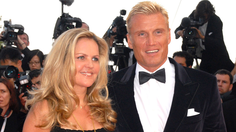 Dolph Lundgren et Anette Qviberg tenues de soirée