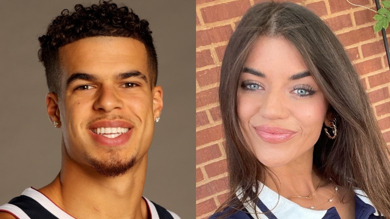 Michael Porter Jr. sourit, Madison Prewett pose