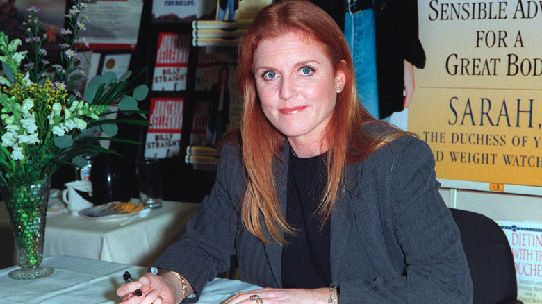 Sarah Ferguson à la signature du livre