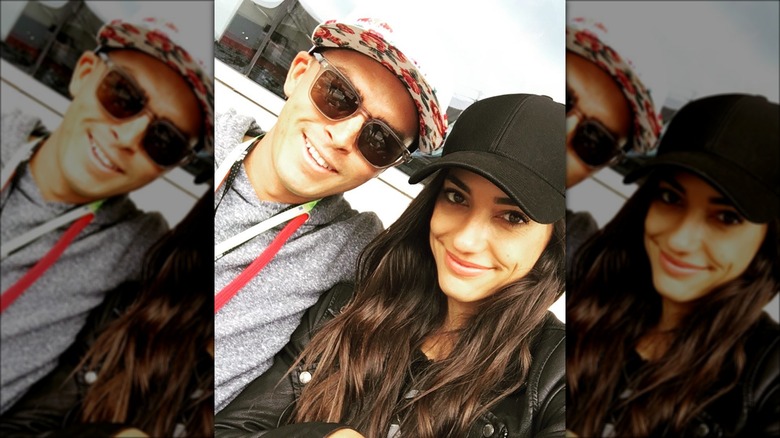 Rickie Fowler et Allison Stokke souriant