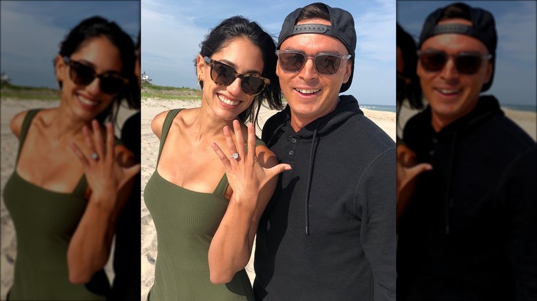 Rickie Fowler et Allison Stokke souriant