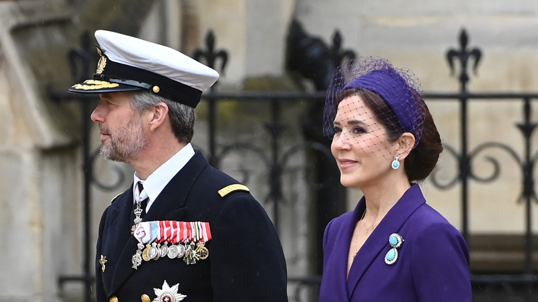 La princesse héritière Mary avec le prince héritier Frederik