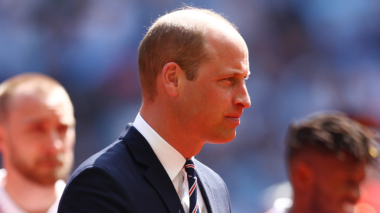 Prince William au match de football