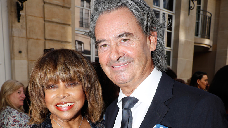 Tina Turner et Erwin Bach sont photographiés lors d'un événement en 2018