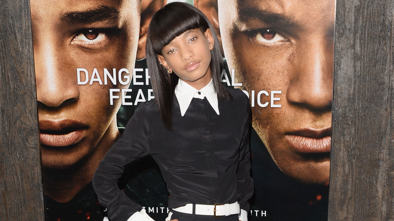 Willow Smith posant à la première