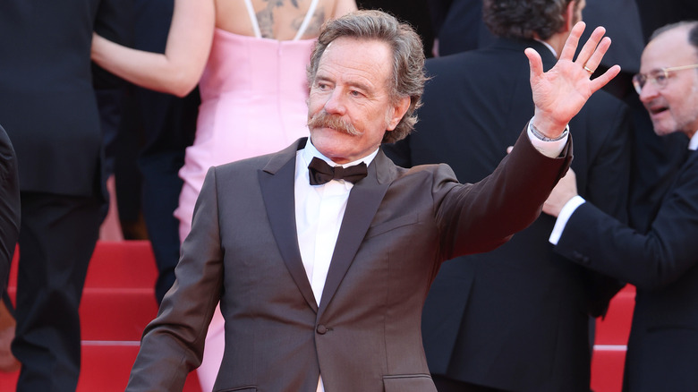 Bryan Cranston agitant