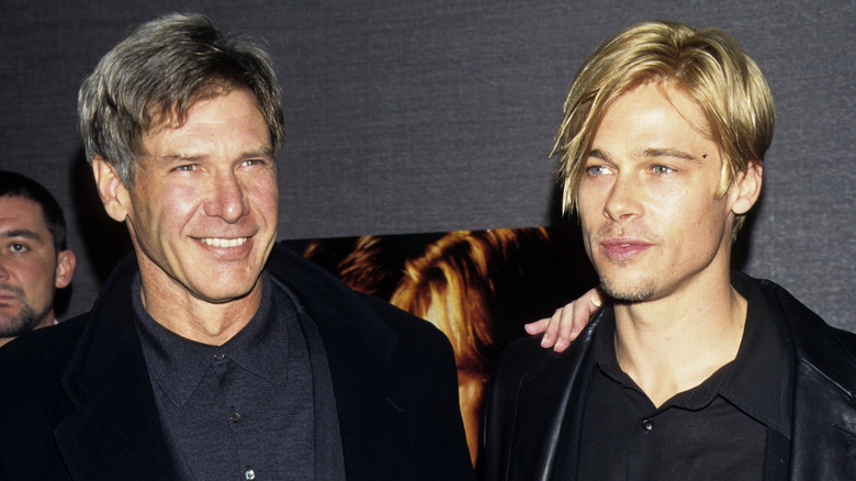 Harrison Ford et Brad Pitt pendant 