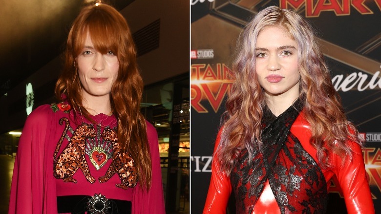 Florence Welch, Grimes posant