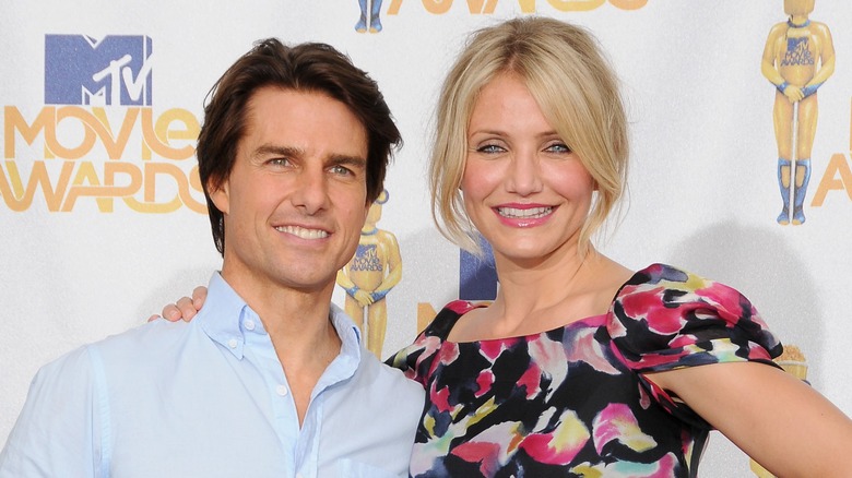 Tom Cruise et Cameron Diaz souriants