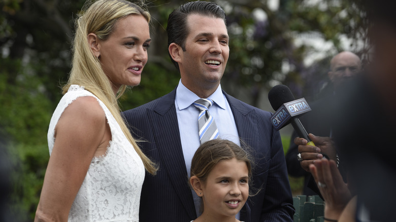 Vanessa Trump, Donald Trump Jr. et leur fille 