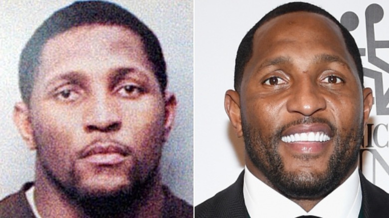 Photo d'identité de Ray Lewis et pose de Red Lewis