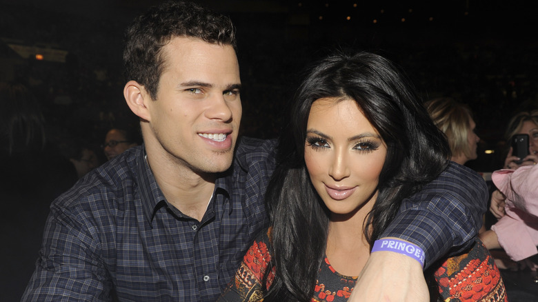 Kim Kardashian pose avec Kris Humphries