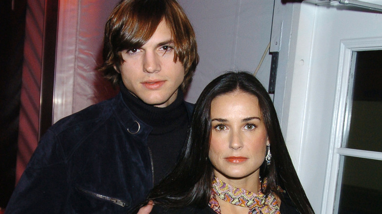 Ashton Kutcher, Demi Moore aux expressions intenses